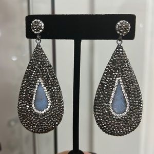Crystal chandelier earrings
